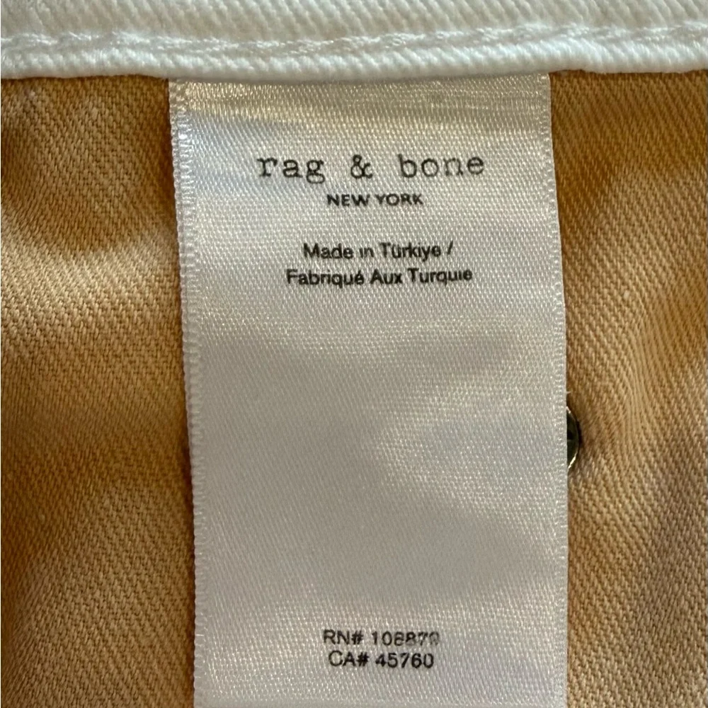 Rag & Bone Crisp White Trousers - Picture 7 of 7